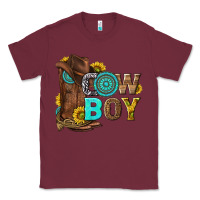 Burgundy western cowboy Classic Tee - NancyCooperArtShop