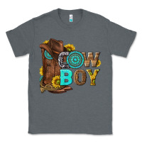 Charcoal Heather western cowboy Classic Tee - NancyCooperArtShop