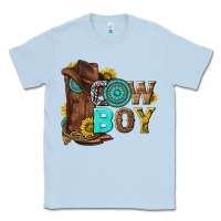 Dusty Blue western cowboy Classic Tee - NancyCooperArtShop