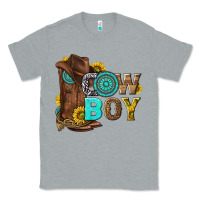 Heather Grey western cowboy Classic Tee - NancyCooperArtShop