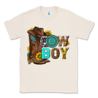 Natural western cowboy Classic Tee - NancyCooperArtShop