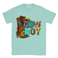 Seafoam western cowboy Classic Tee - NancyCooperArtShop