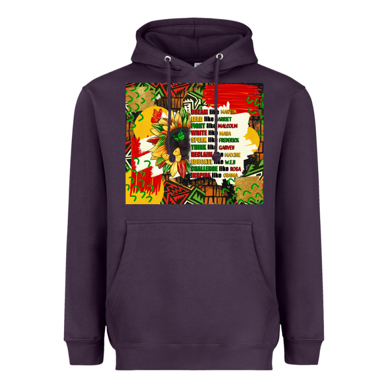 Dream Like Martin Juneteenth Quote Heavyweight Hoodie by CowGirlArtShop | Teevron