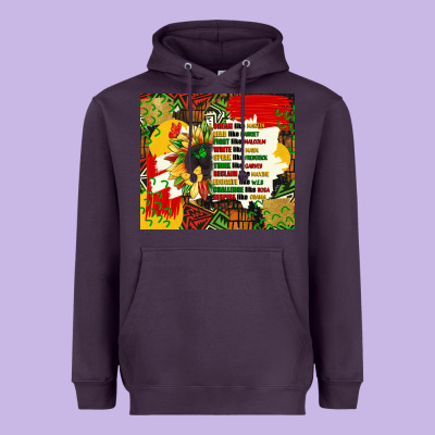 Dream Like Martin Juneteenth Quote Heavyweight Hoodie Designed By Cowgirlartshop