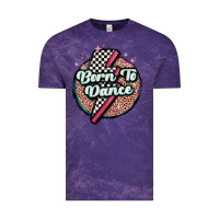 Cloud Purple born to dance Vintage Tee - MaliasSmallBusiness