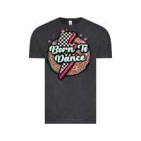 Vintage Black born to dance Vintage Tee - MaliasSmallBusiness