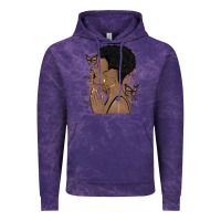 Cloud Purple black woman praying Vintage Hoodie - MaliasSmallBusiness