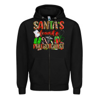 Black Santa's Favorite Phlebotomist Zipper Hoodie - texasbilliewilder