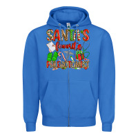 True Royal Santa's Favorite Phlebotomist Zipper Hoodie - texasbilliewilder