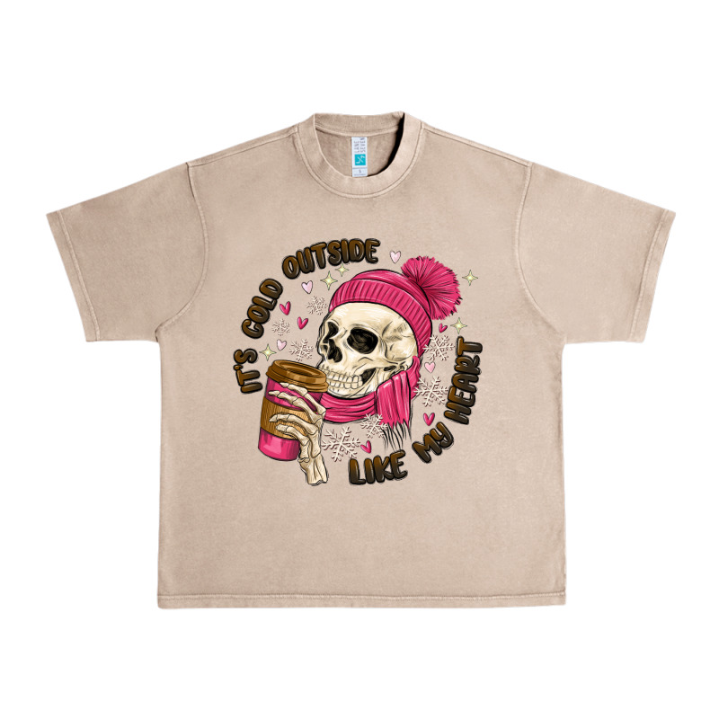 Its Cold Outside Like My Heart Urban Heavy Tee by MaliasSmallBusiness | Teevron