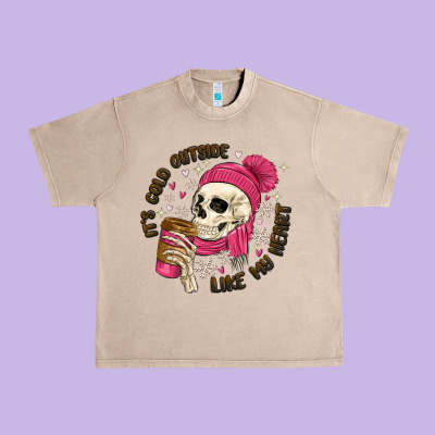 Its Cold Outside Like My Heart Urban Heavy Tee Designed By Maliassmallbusiness