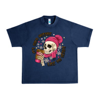 Navy its cold outside like my heart Urban Heavy Tee - MaliasSmallBusiness