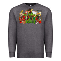 Charcoal Heather teacher claus christmas Premium Sweatshirt - CowGirlArtShop