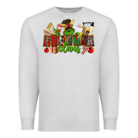 Dove Grey teacher claus christmas Premium Sweatshirt - CowGirlArtShop