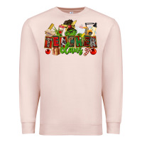 Pale Pink teacher claus christmas Premium Sweatshirt - CowGirlArtShop