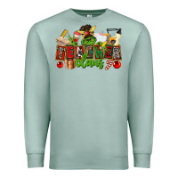 Seafoam teacher claus christmas Premium Sweatshirt - CowGirlArtShop