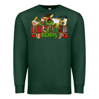 Sports Green teacher claus christmas Premium Sweatshirt - CowGirlArtShop