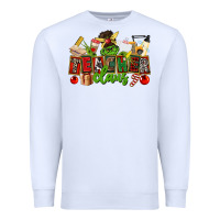 White teacher claus christmas Premium Sweatshirt - CowGirlArtShop