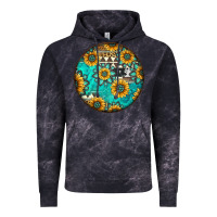 Cloud Black Round western pattern Vintage Hoodie - Jasminsmagicworld