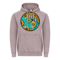 Vintage Zinc Round western pattern Vintage Hoodie - Jasminsmagicworld
