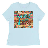 Baby Blue sassy since forever Ladies Tee - JahusDesignShop