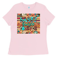 Bubblegum Pink sassy since forever Ladies Tee - JahusDesignShop