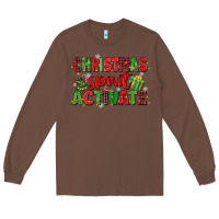 Chestnut christmas spirit activate Long Sleeve Tee - MaliasSmallBusiness