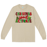 Mushroom christmas spirit activate Long Sleeve Tee - MaliasSmallBusiness