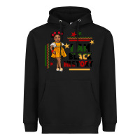 Black i am black history black girl peekaboo juneteenth Heavyweight Hoodie - CowGirlArtShop