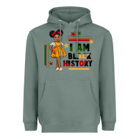 Sage i am black history black girl peekaboo juneteenth Heavyweight Hoodie - CowGirlArtShop