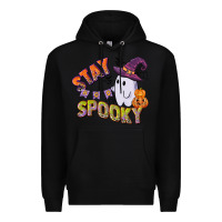 Black stay spooky Premium Hoodie - CowGirlArtShop