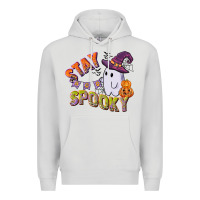 Dove Grey stay spooky Premium Hoodie - CowGirlArtShop