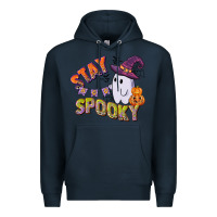 Navy stay spooky Premium Hoodie - CowGirlArtShop
