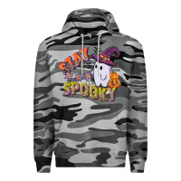 Slate Camo stay spooky Premium Hoodie - CowGirlArtShop