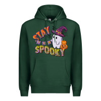 Sports Green stay spooky Premium Hoodie - CowGirlArtShop