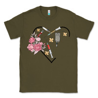 Army Green phlebotomy add your name Classic Tee - MaliasSmallBusiness