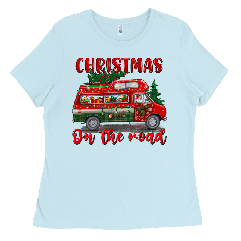 Christmas On The Road Ladies Tee by BundleAndBundleShop | Teevron