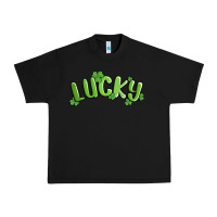 Black lucky st patricks day Urban Heavy Tee - MaliasSmallBusiness