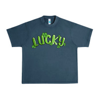 Midnight Navy lucky st patricks day Urban Heavy Tee - MaliasSmallBusiness