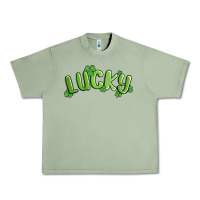 Oil Green lucky st patricks day Urban Heavy Tee - MaliasSmallBusiness