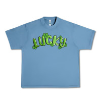 Pebble Blue lucky st patricks day Urban Heavy Tee - MaliasSmallBusiness
