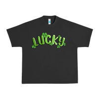 Pigment Black lucky st patricks day Urban Heavy Tee - MaliasSmallBusiness