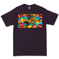 Plum skidsteer sippy Premium Tee - Artiststas