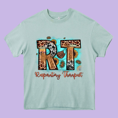 Rt Respiratory Therapist Heavy Core Tee Designed By Jahusdesignshop