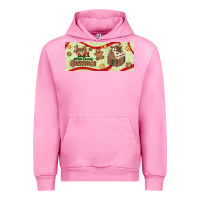 Fuchsia Pink just a girl who loves christmas Urban Hoodie - BundleAndBundleShop