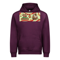 Mauve Wine just a girl who loves christmas Urban Hoodie - BundleAndBundleShop