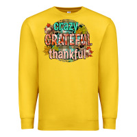 Lemon crazy grateful thankful Premium Sweatshirt - CowGirlArtShop