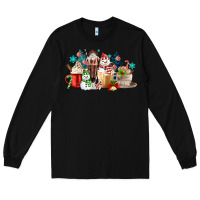 Black christmas coffee Long Sleeve Tee - MaliasSmallBusiness