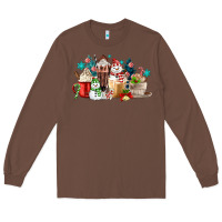 Chestnut christmas coffee Long Sleeve Tee - MaliasSmallBusiness