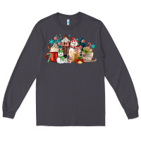 Smoke christmas coffee Long Sleeve Tee - MaliasSmallBusiness